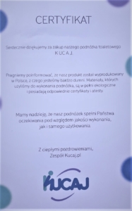 certyfikat kucaj